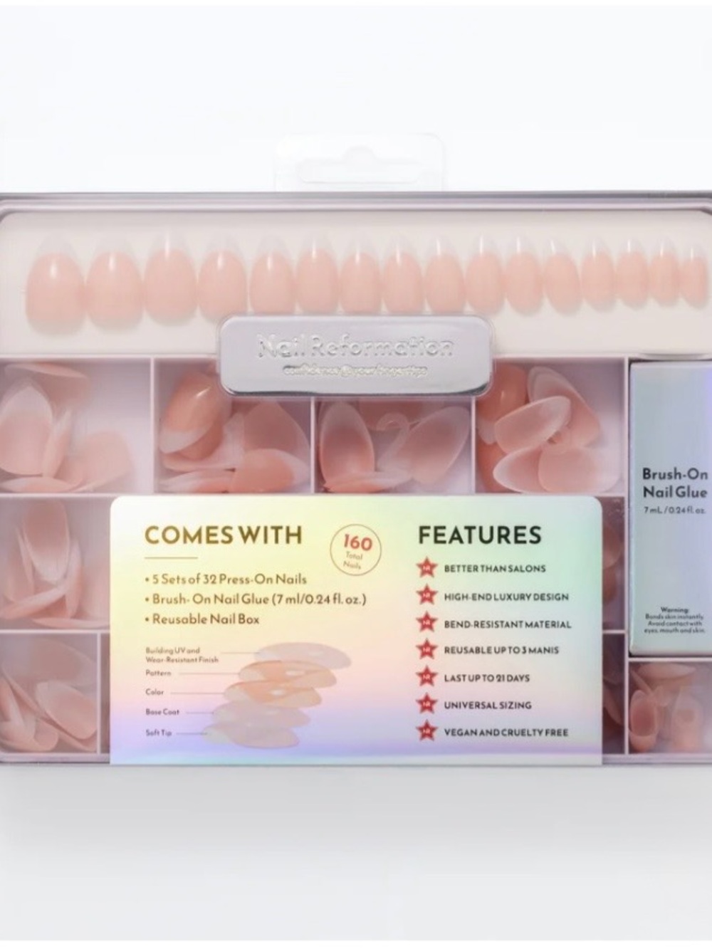 NEW Nail Reformation Signature Nail Box -Clean Start - French Manicure $70